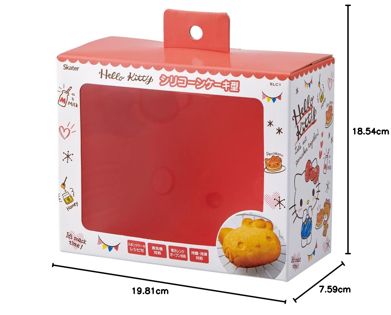 Amazon｜スケーター (skater) シリコンスポンジケーキ型 ハローキティ